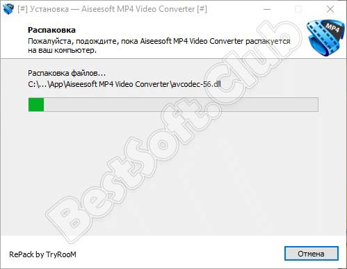 Распаковка Aiseesoft MP4 Video Converter