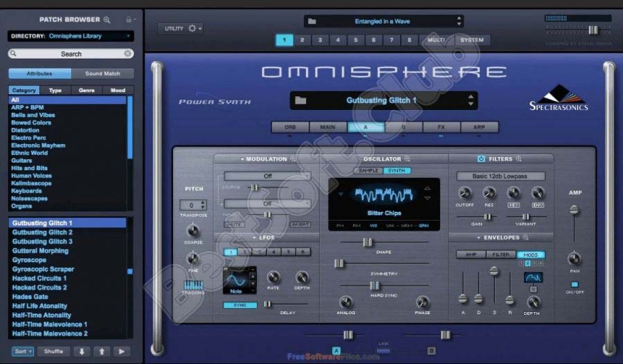 Программный интерфейс Omnisphere