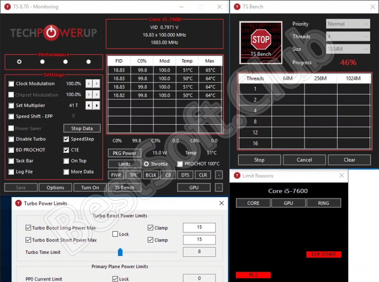 ThrottleStop 9.6 скачать торрент + как пользоваться