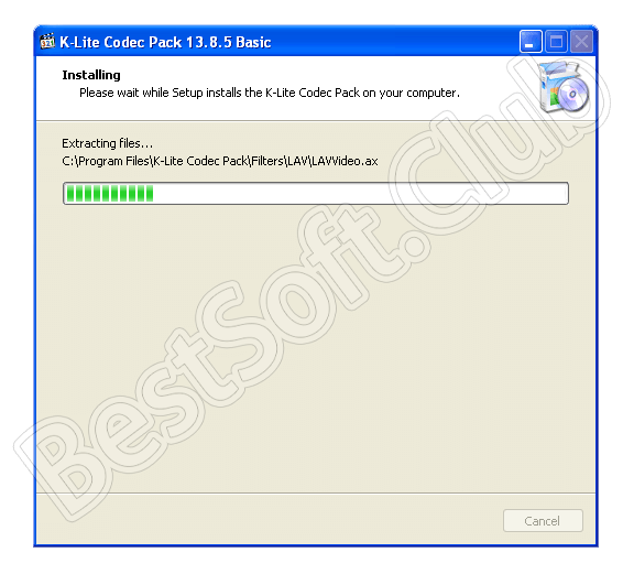 Установка кодеков для Windows XP