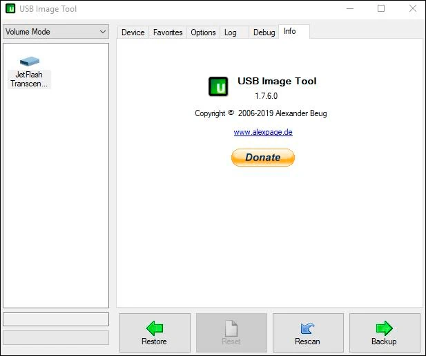 Плюсы и минусы USB Image Tool