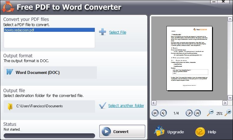 Плюсы и минусы Free PDF to Word Converter